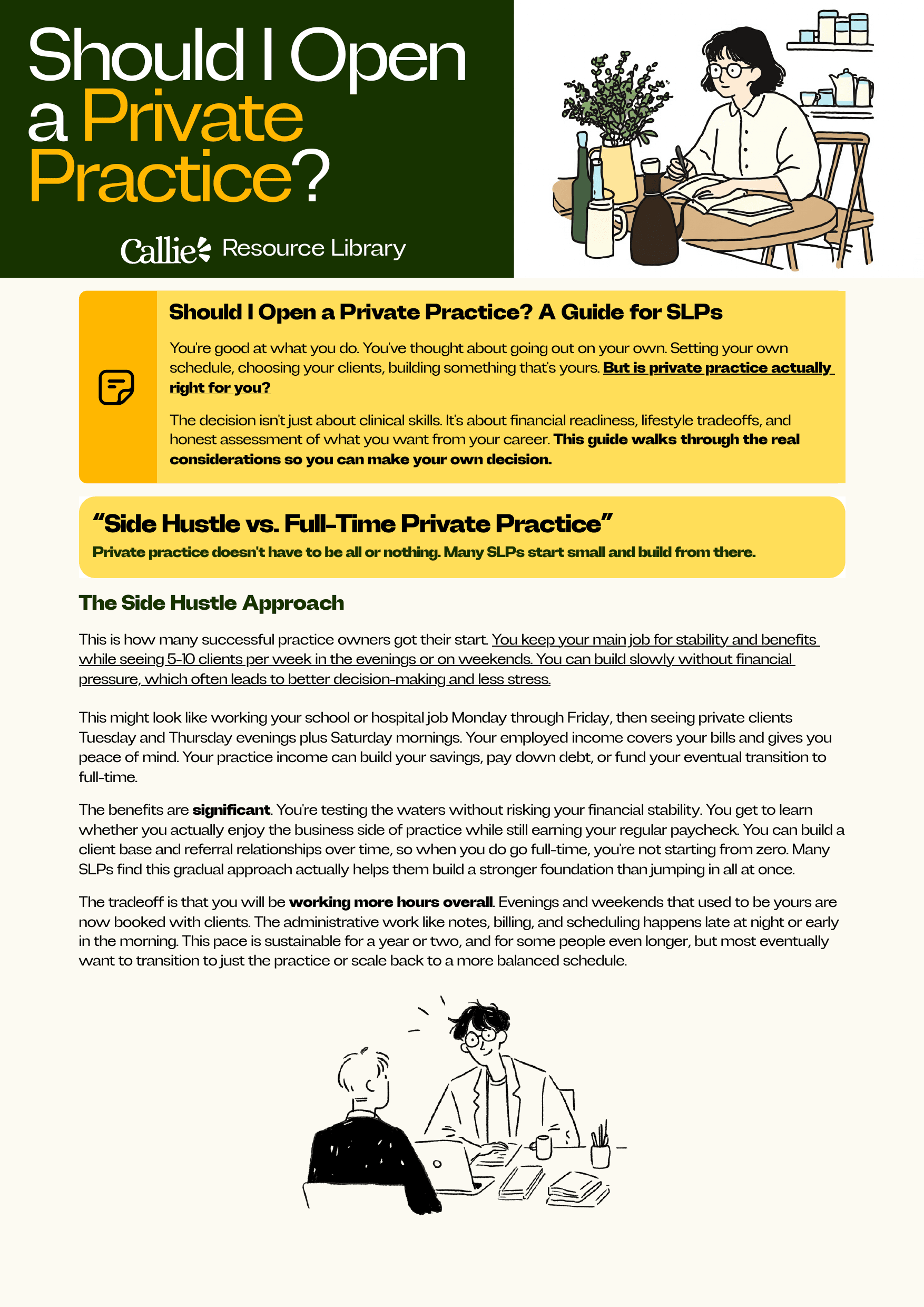 Should I Open a Private Practice? — Page 1